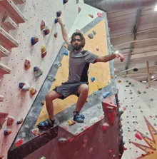 Rock climbing